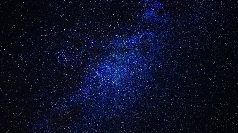 Starry Night Sky Cake